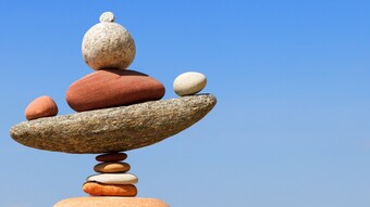 Photo of rocks balanced on top of each other